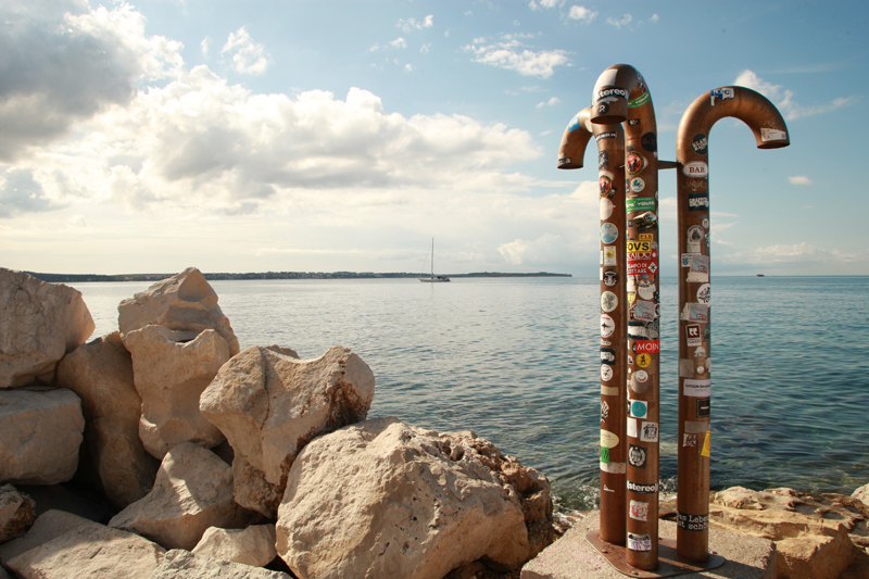 Sea view from the Piran's Promenade